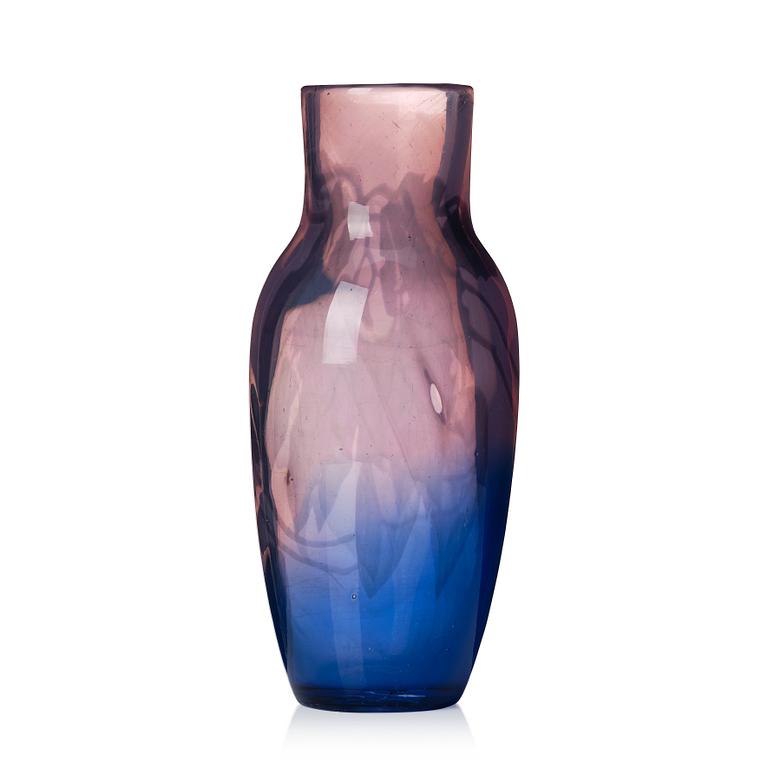 Simon Gate, Knut Bergqvist & Heinrich Wollman, a 'graal' glass vase, Orrefors, Sweden 1917, no 390.