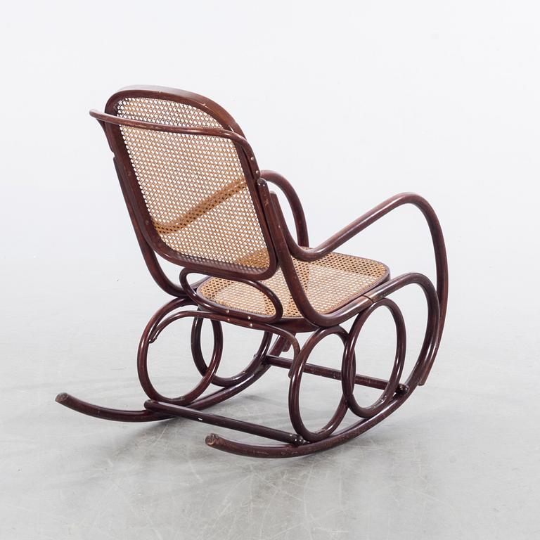 A first half of the 20th century rocking chair.