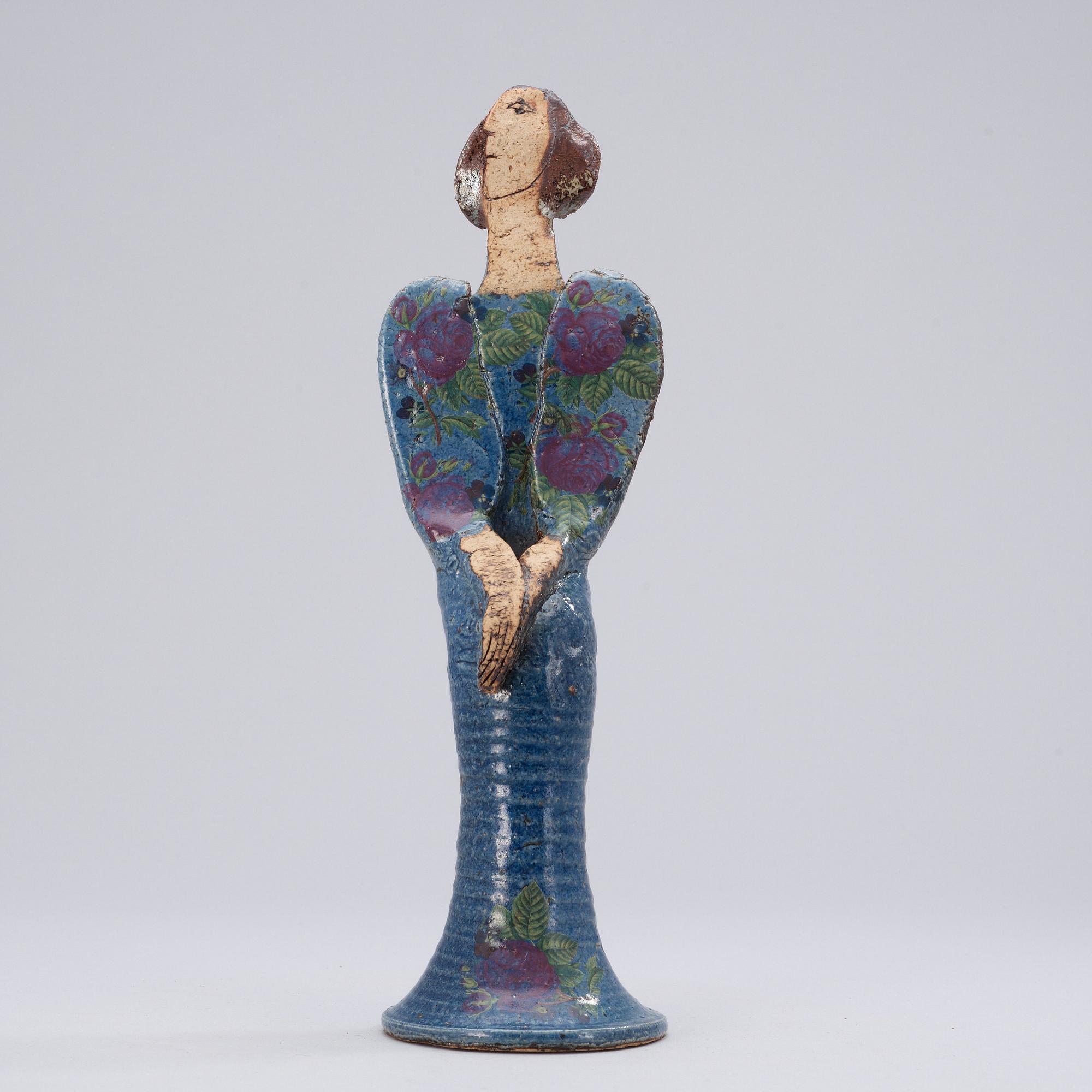 A unique Lisa Larson stoneware sculpture, Gustavsberg Studio 1979.