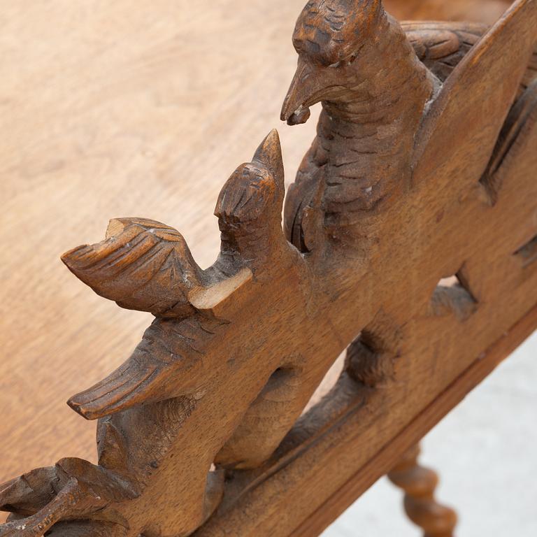 A Baroque-style serving table, circa 1900.