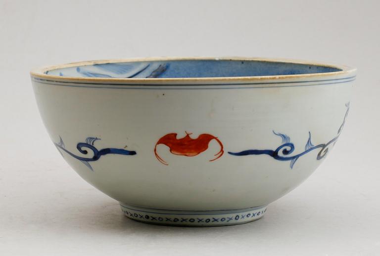 SKÅL, porslin, ostindisk, sannolikt 1900-tal.