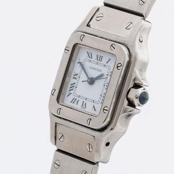 CARTIER, santo de Cartier, armbandsur, 21x24 mm,