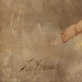 CHARLES LUYTENS, olja på duk, signerad.