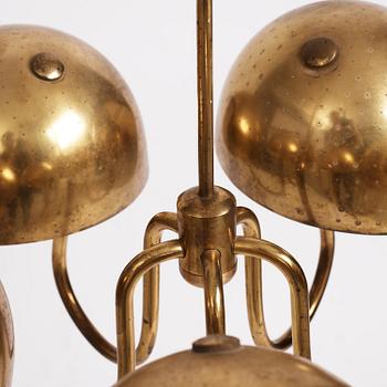 Carl-Axel Acking, taklampa, modell "1164", Bröderna Malmströms Metallvarufabrik, Malmö, 1940-50-tal.