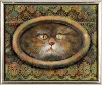 Michael Qvarsebo, Imaginary cat portrait.