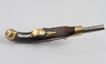 SLAGLÅSPISTOL, "Pistolet modèle An XIII", Frankrike, 1800-talets första hälft.