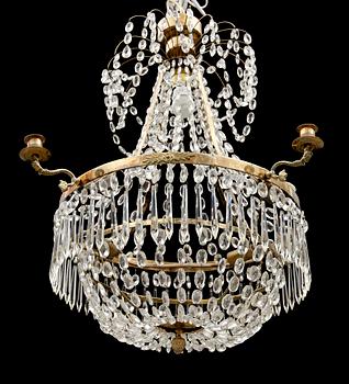 LJUSKRONA, gustaviansk stil, 1900-tal. Höjd ca 70 cm.