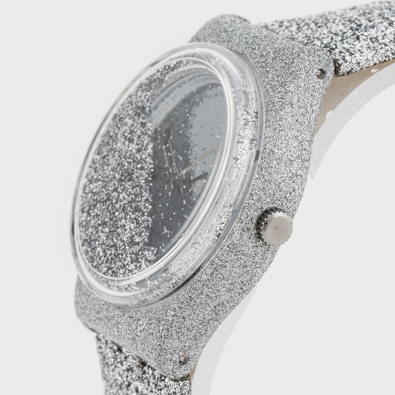 SWATCH, Christmas Specials, Mille Stelle, wristwatch, 33.9 mm.