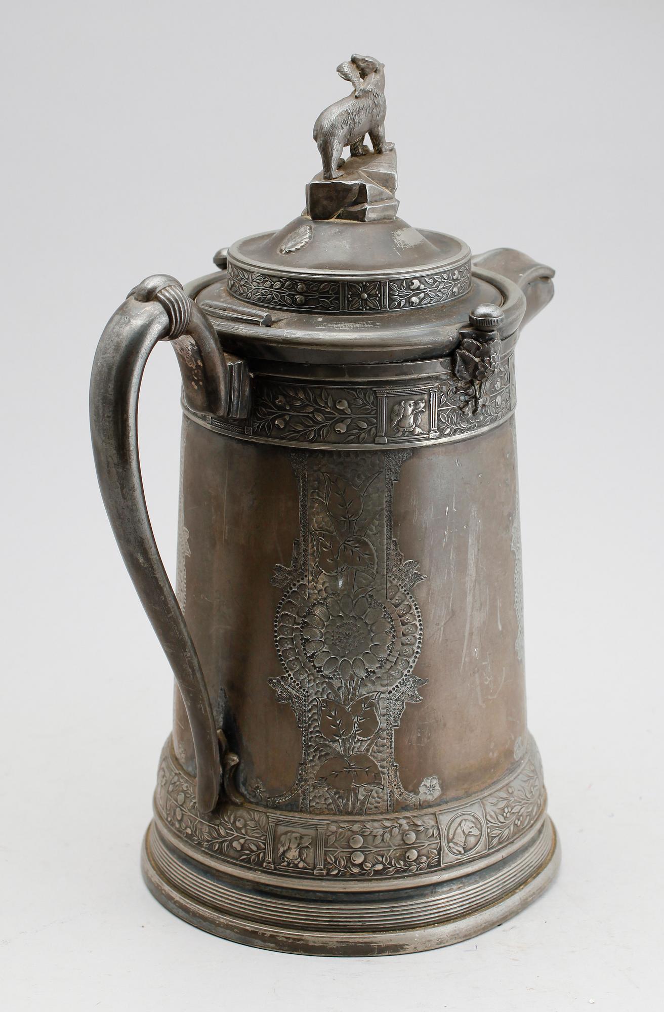 KANNA, pläter, Reed & Barton, 1800-talets andra hälft.