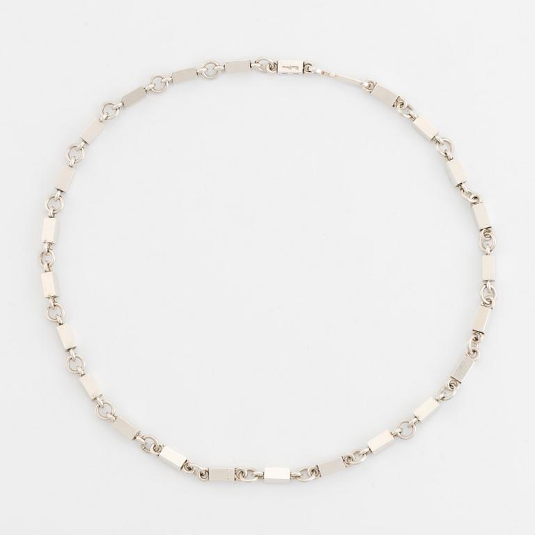 Wiwen Nilsson, a sterling silver necklace, Anders Nilsson, Lund 1964.