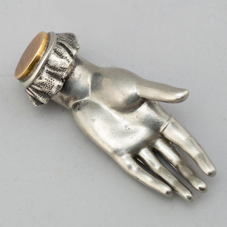 ESTRID ERICSON, sigill/brevpress, tenn, Firma Svenskt tenn, Stockholm 1900-talets mitt.