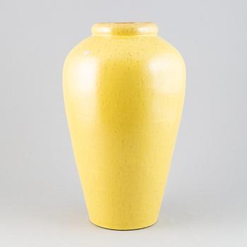 An earthenware floor vase from Nittsjö, mid 20th Century.