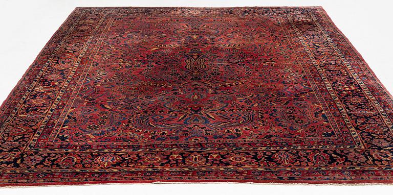 A semi-antique, so called, American Sarouk carpet, west Persia, ca 357 x 264 cm.