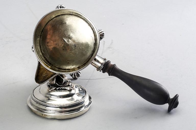 Peter Johan Zetterling chokladkanna silver Linköping 1793.