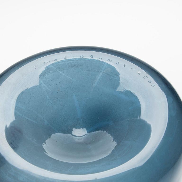 TIMO SARPANEVA, "Fågelflaska", signerad Timo Sarpaneva 2500, Iittala.
