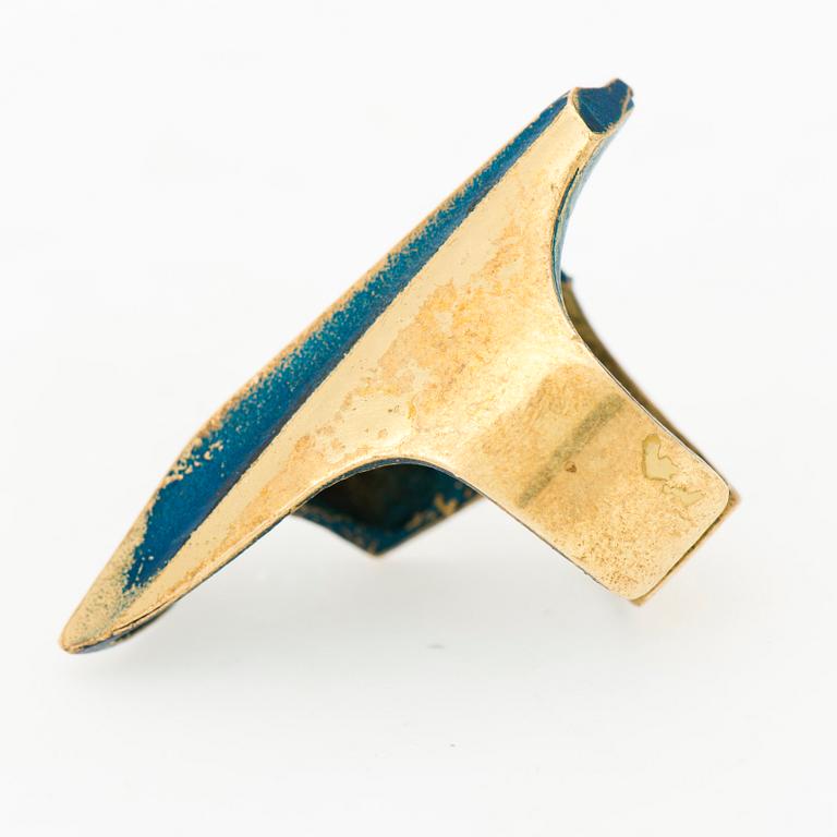 A BJÖRN WECKSTRÖM RING, "B-52", fire bronze. Lapponia 1970s.