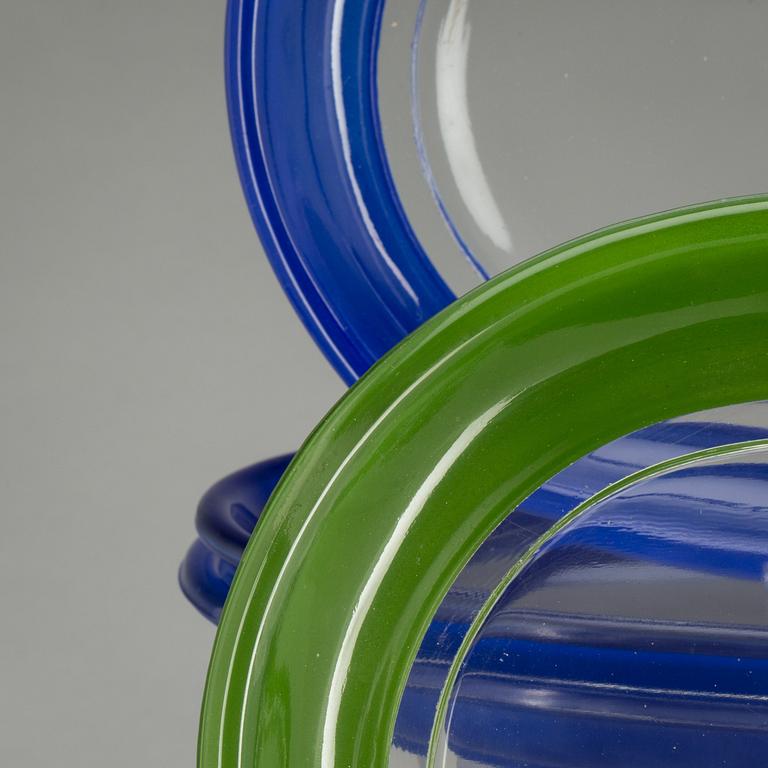 TALLRIKAR, 3+3 st, glas. Firma Svenskt Tenn, Josef Frank.