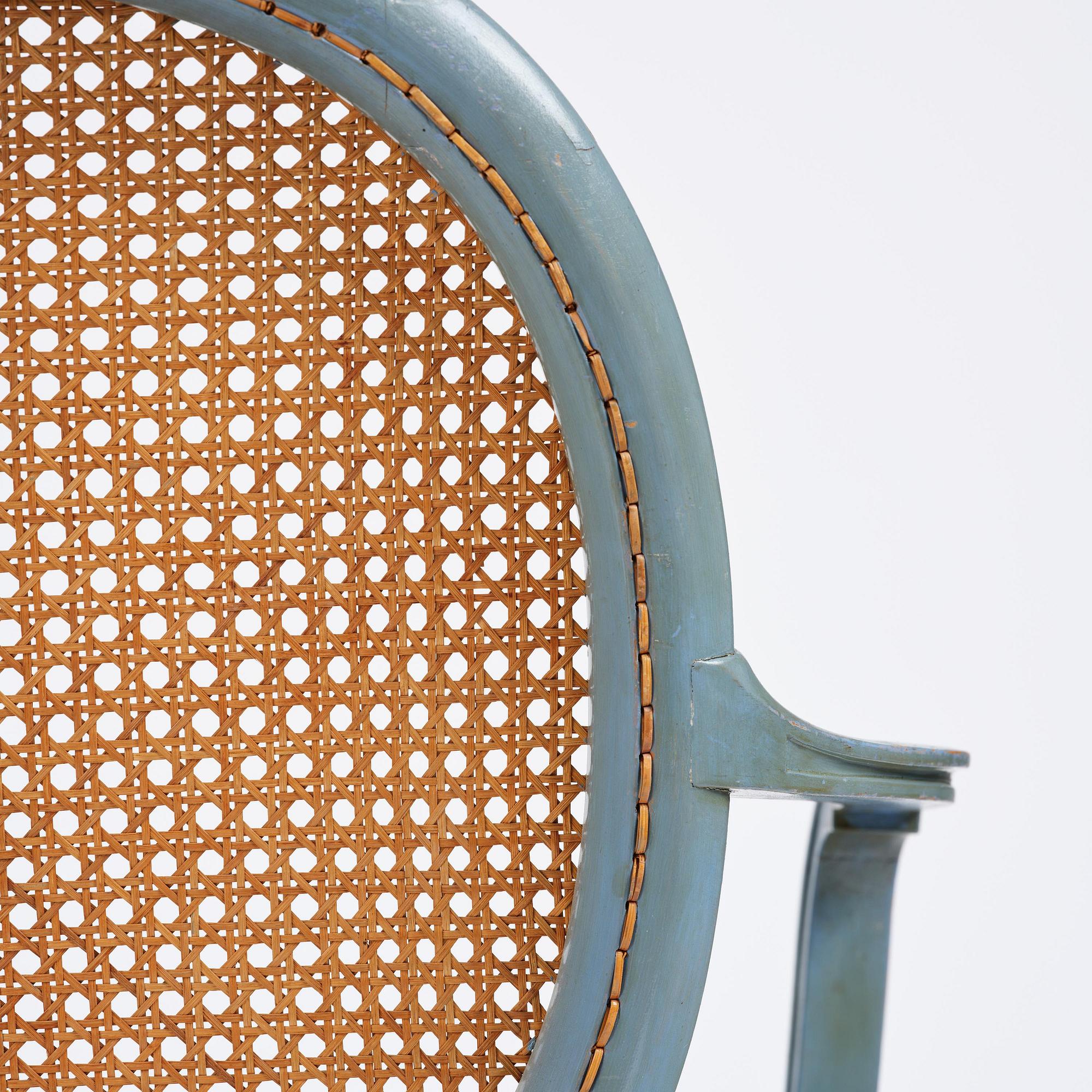 Carl Malmsten, a pair of Swedish Grace chairs, cabinetmaker Albin Johansson, Stockholm, for Villa Kvikkjokk, 1927.