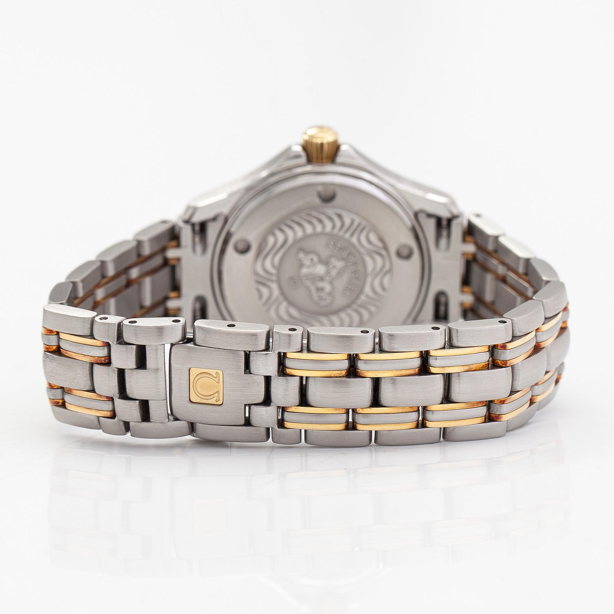 Omega, Seamaster, 120m, armbandsur, 28,5 mm.