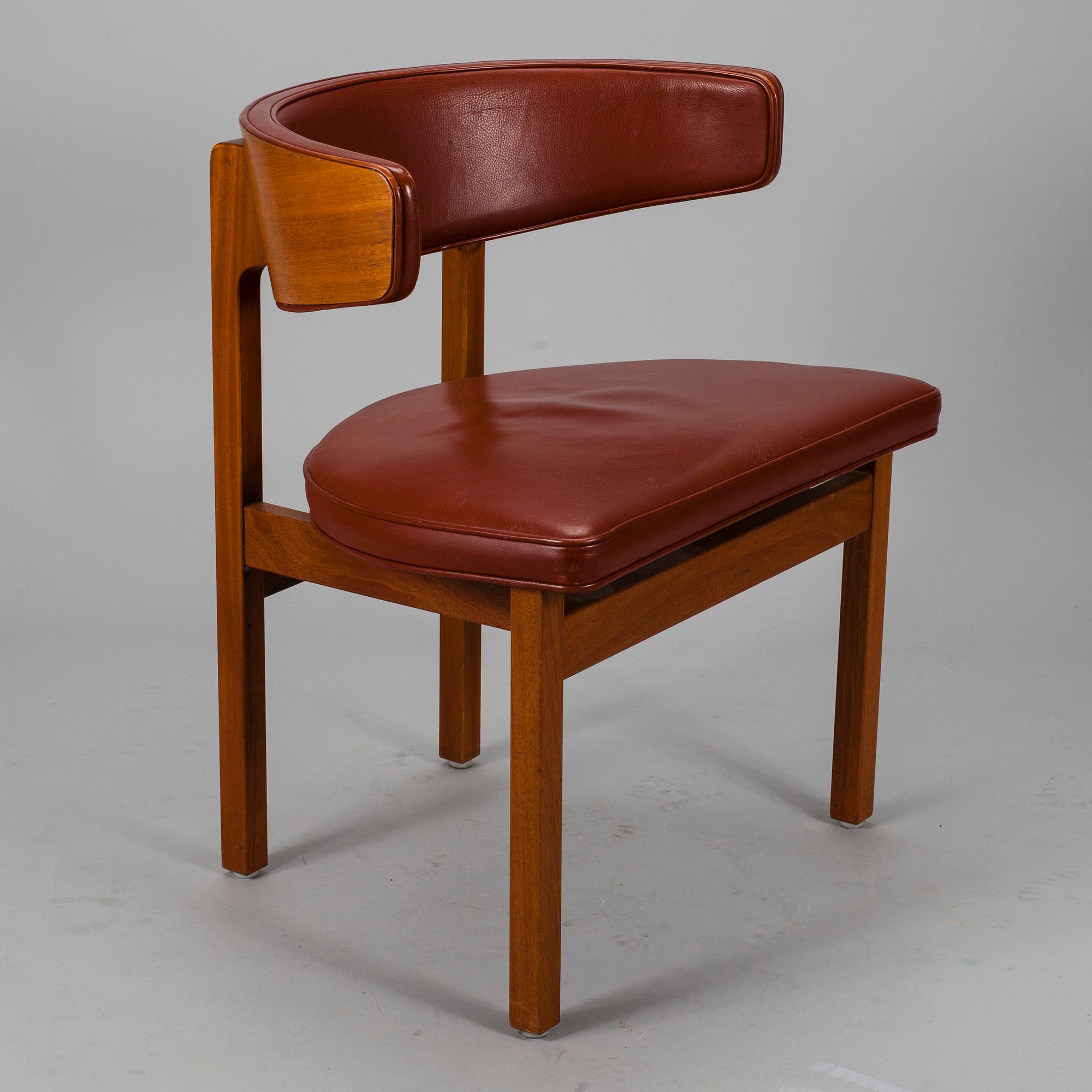 STOL, modell 3245, design Börge Mogensen, Fredericia Stolefabrik, Danmark 1960-tal.