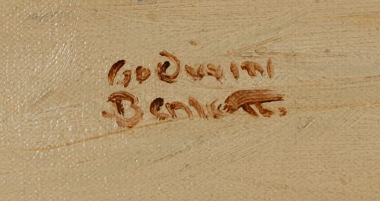 GODWIN BENNETT, olja på duk, sign.
