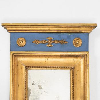 A Late Gustavian Mirror, first half of the 19th century.