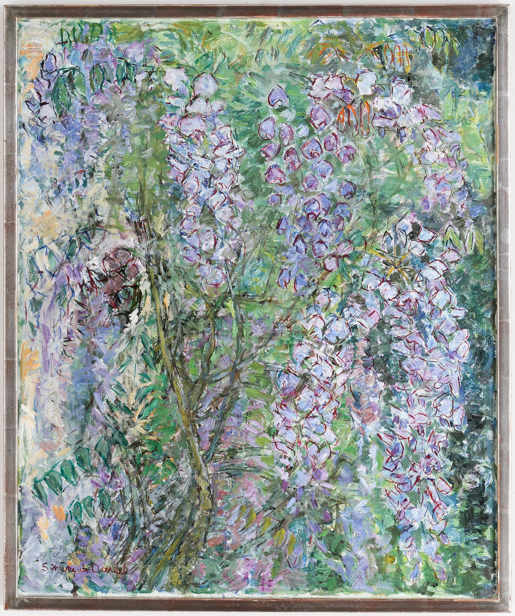 SIMONE DE DARDEL, Oil on canvas, signed.