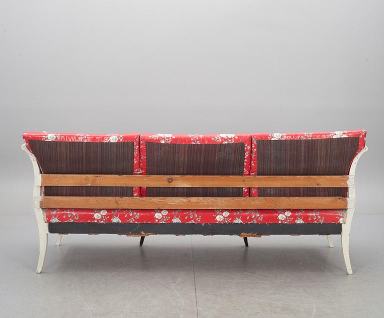 BANKETTSOFFA, sengustaviansk stil, 1800-tal.