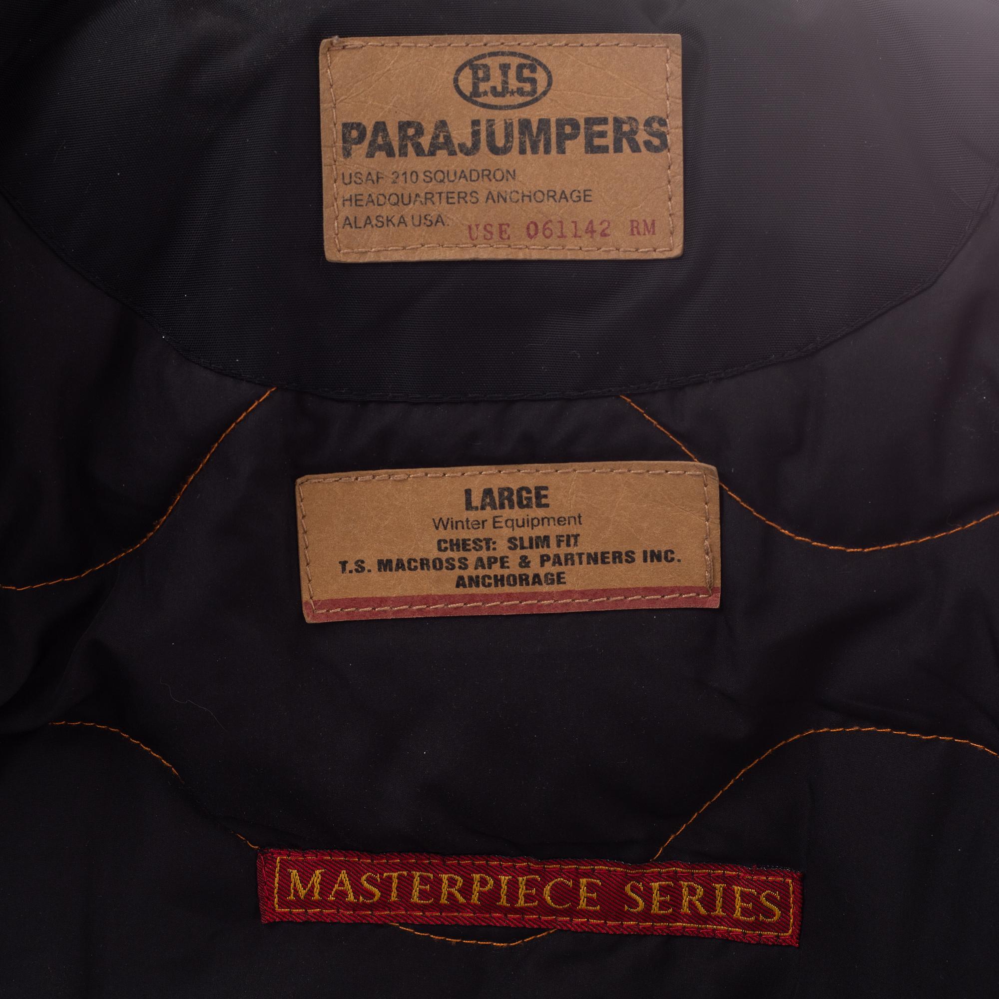 PARAJUMPERS, a 'Kodiak Masterpiece Series' down filled parka, size L Slim Fit.