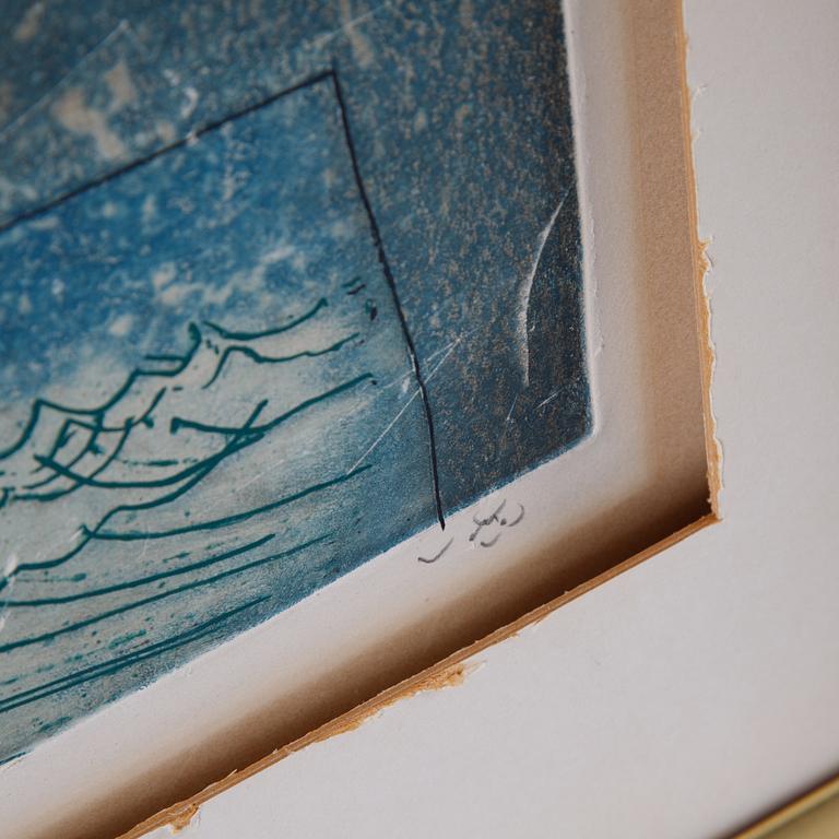 Roberto Matta, a set of eight etchings in colour, signed and numbered 21/100.