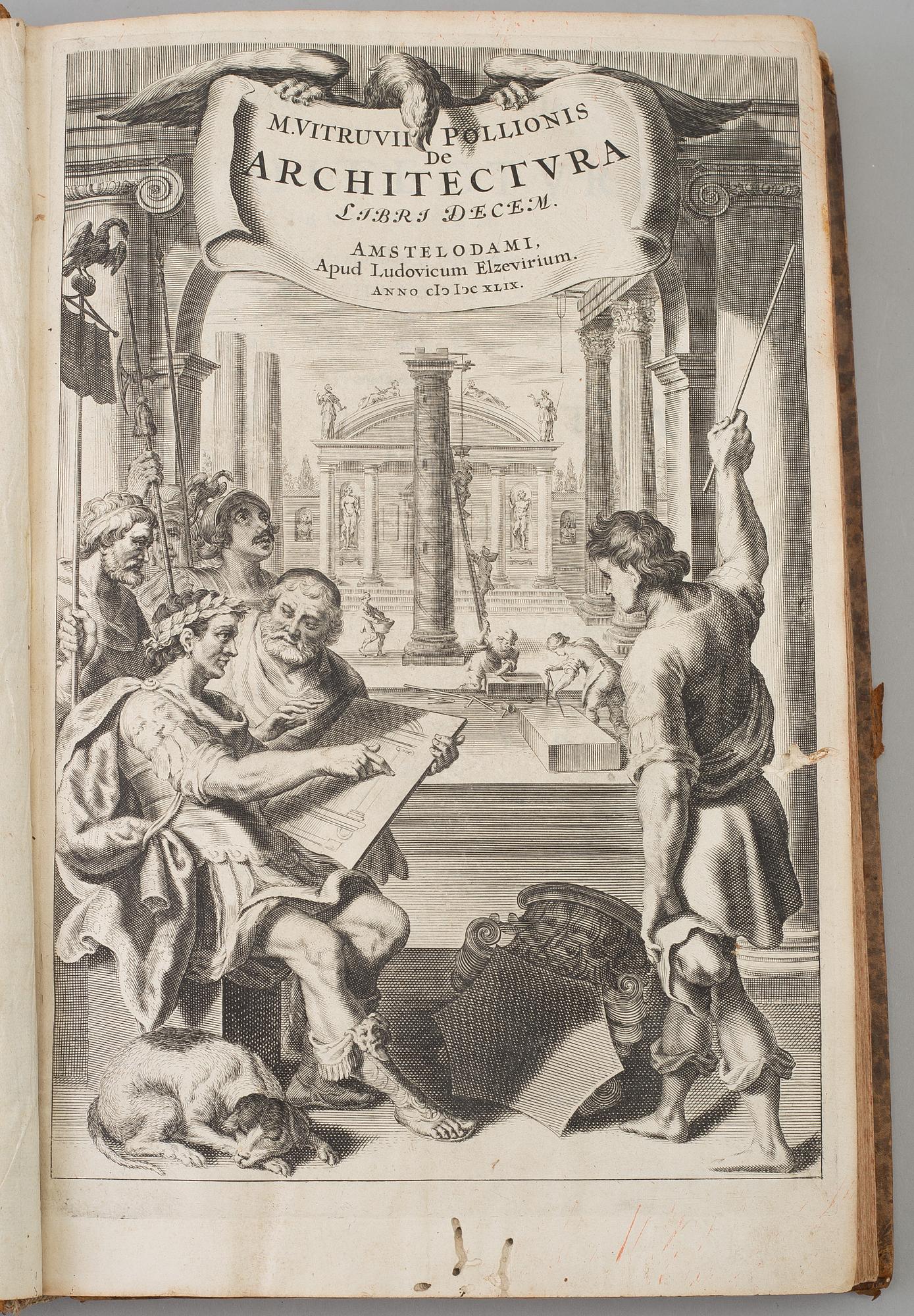 A BOOK, Vitruvius: De Architectura Libri Decem.