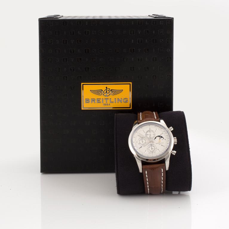 BREITLING, Transocean 1461, chronograph, wristwatch, 43 mm,