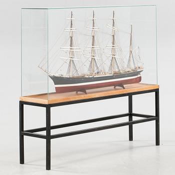 A boat model, "Pamir", made in the second half of the 20th century.