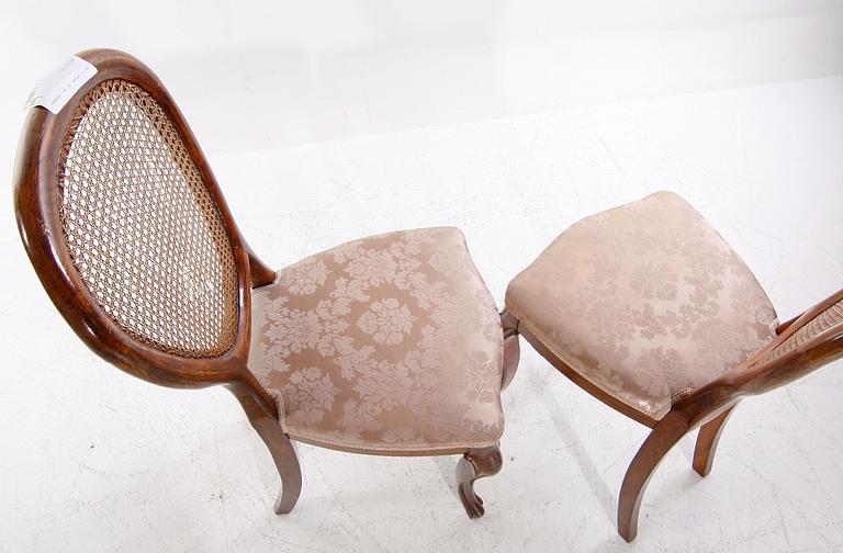 STOLAR, ett par, nyrokoko 1800-talets andra hälft.