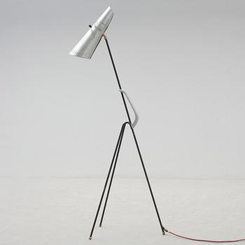 GOLVLAMPA, metall, 1960-tal.