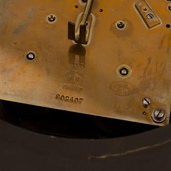 Wall clock, Gustavian style, P.N. Wohlin, Stockholm, 20th century.