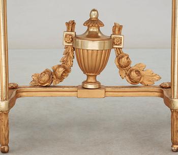 A Gustavian late 18th century console table.