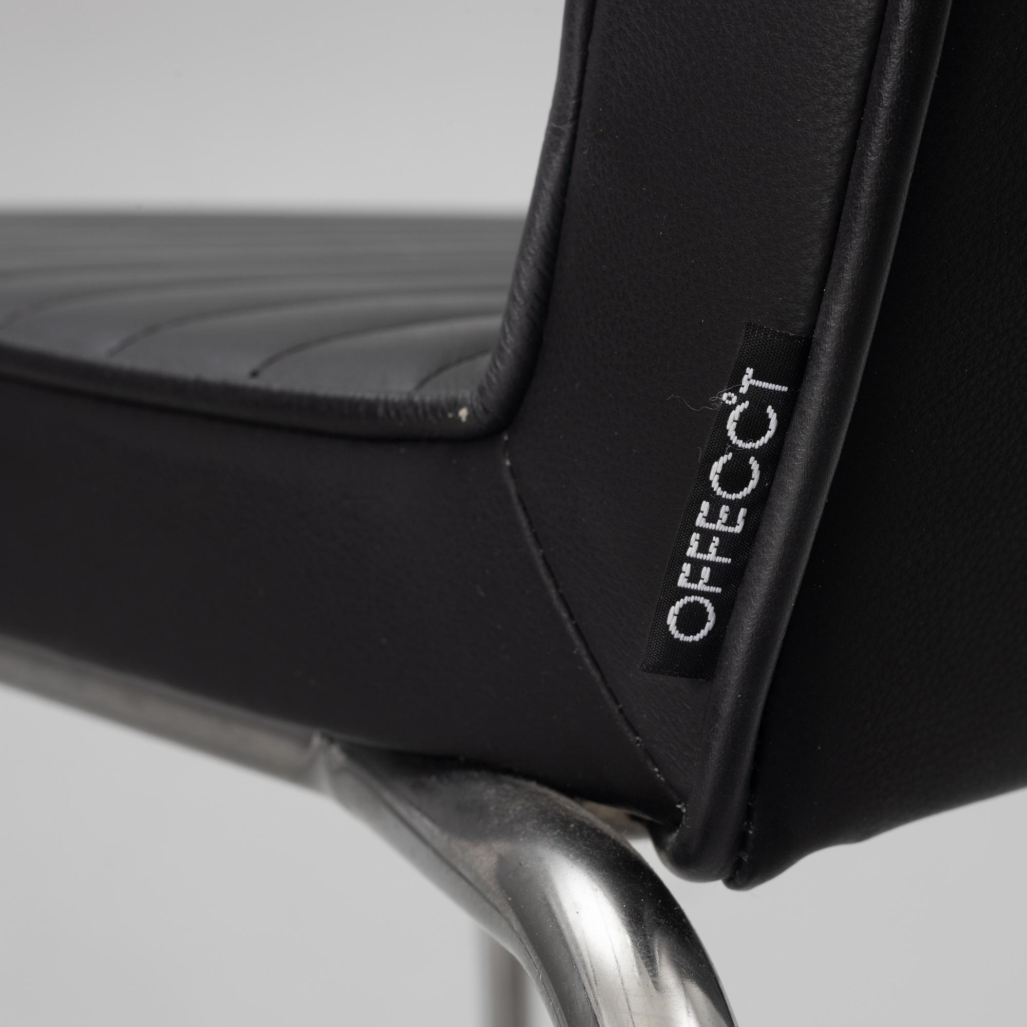 Olle Andersson, four 'Quick' chairs, Offecct.