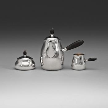 A Georg Jensen sterling coffee set, Copenhagen 1929.