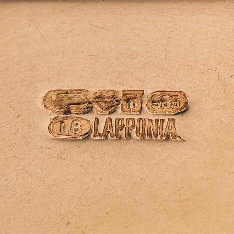 Björn Weckström, A 14K gold and citrine necklace "Luxa". Lapponia 1988.