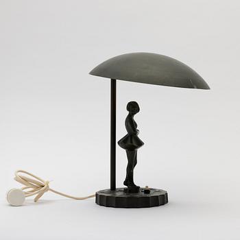 Table lamp, Malmö Metal Goods Factory, Art Deco, 1930s.