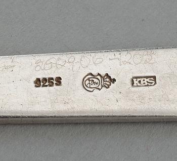 BESTICK, 17 st, silver, bl a G A Dahlgren, 1918. Vikt ca 600 g.