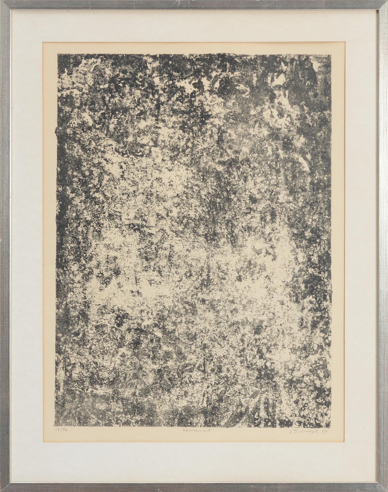 Jean Dubuffet, "Hérissement", from: "Sols, Terres".