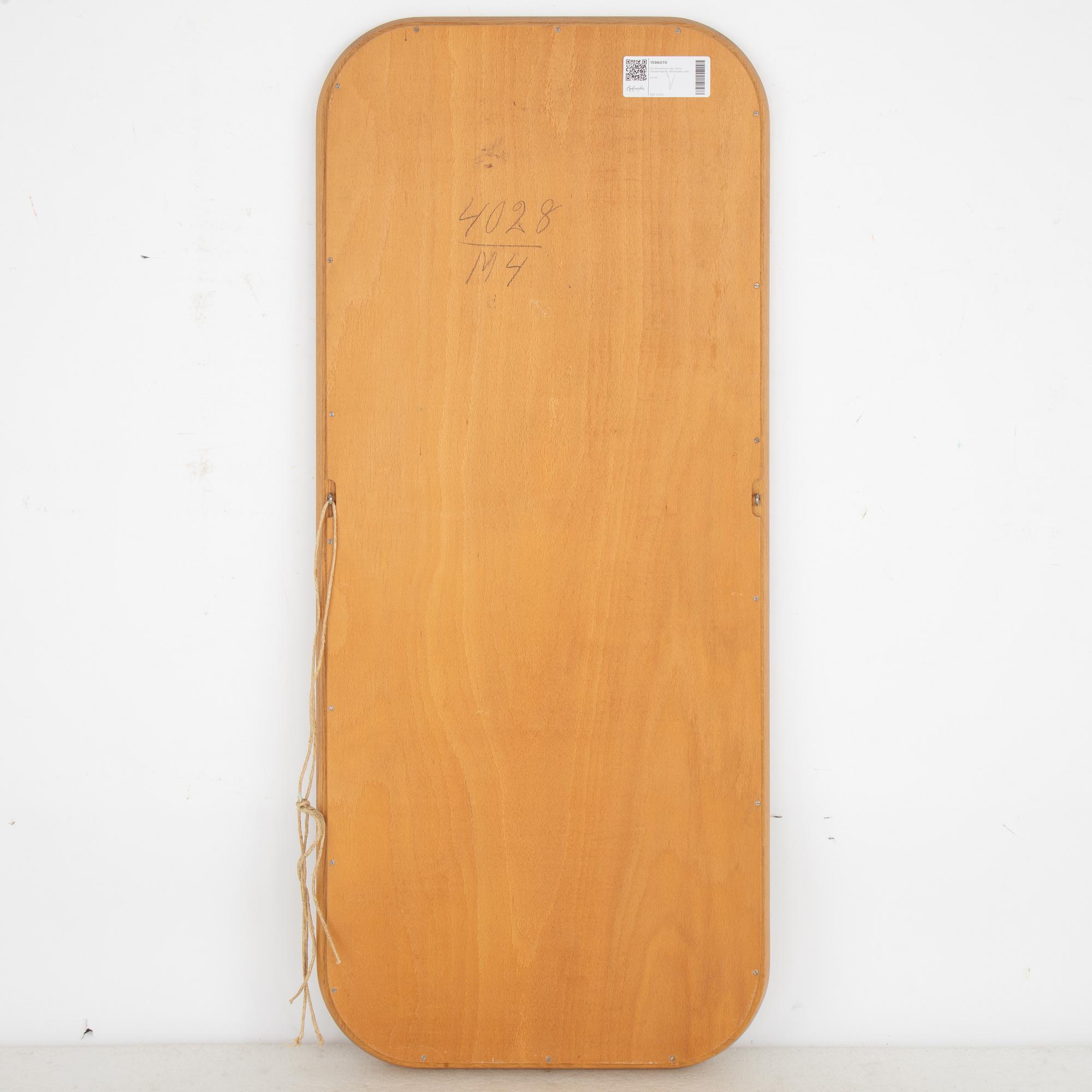 Mirror, Oy Stockmann Ab, Kervo Furniture Factory, mid-20th century.