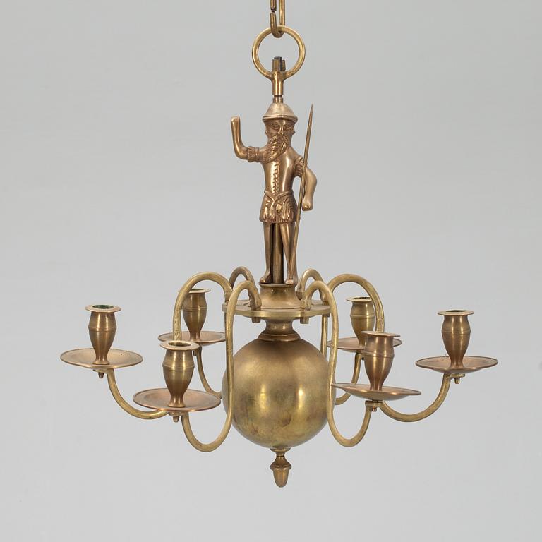 MALMKRONA, mässing, barockstil. 1900-talets mitt.