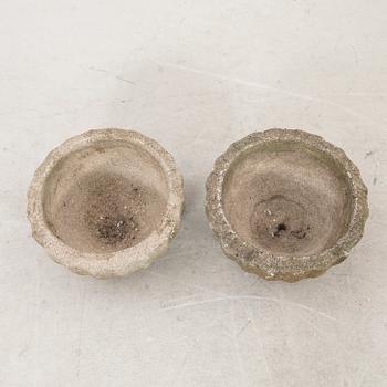 Trädgårdskrukor ett par Everöd 1900-talets mitt.