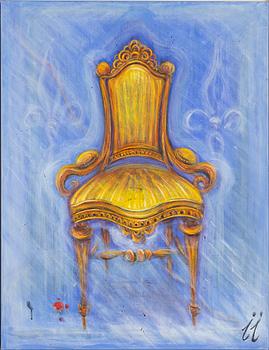 Ingbritt Irene Lagerberg, 'Golden chair'.