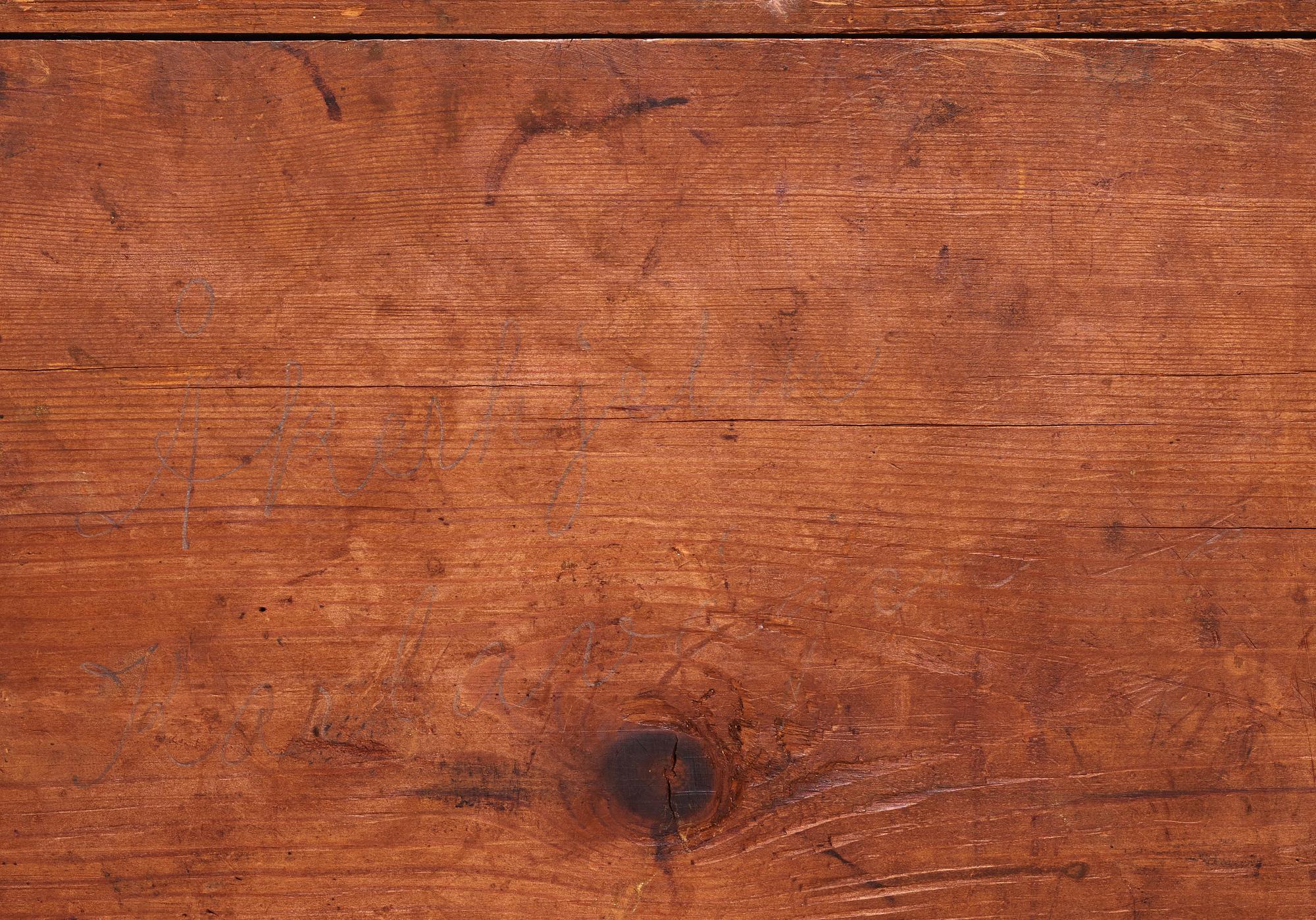 A Gustavian table by A Lundelius (master in Stockholm 1778-1823), not signed, late 18th Century.