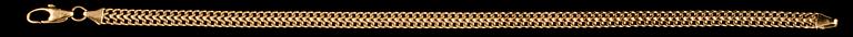 ARMLÄNK, 18k guld, balestra, Italien. Vikt 6 g.