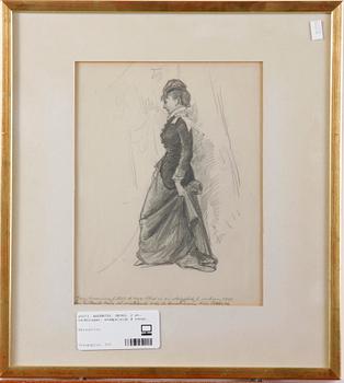 ARSENIUS, GEORG, 2 st, teckningar, stämpelsign á tergo.